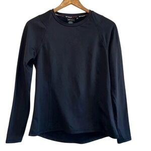 Spider active women's black active wear shirt for cold weather